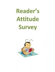 English Worksheet: Reading attitude survey