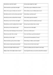 simple past tense questions