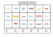 English Worksheet: Irregular verbs