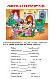 CHRISTMAS PREPOSITIONS