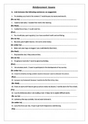 English Worksheet: PURPOSE LINKING WORDS