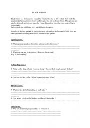 English Worksheet: black mirror