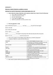 English Worksheet: Saving Grace