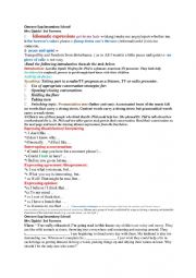 English Worksheet: consolidation activities for third formers