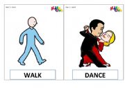 English Worksheet: We can play! Flash cards