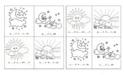 English Worksheet: greetings complete and cut