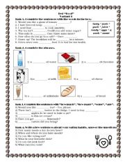 English Worksheet: Test 