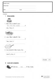 English Worksheet: Food