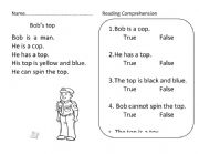 Reading comprehension for Phonics