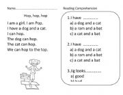 Reading comprehension for Phonics