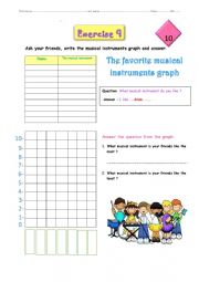 English Worksheet: Instruments 8