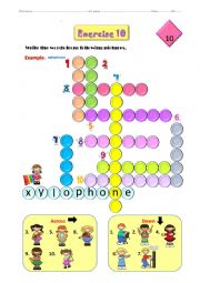 English Worksheet: Instrument 9