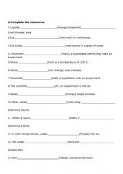 English Worksheet: simple present 