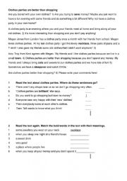 English Worksheet: Reading Comprehension