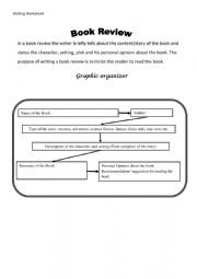 English Worksheet: Writing Worksheet