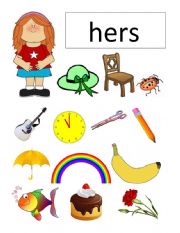 English Worksheet: His and hers