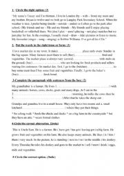 English Worksheet: 7th Full test2 Reviewe