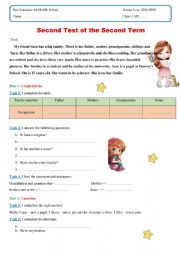 English Worksheet: TEST