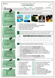 English Worksheet: Present Perfect (3)