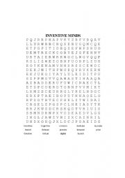 English Worksheet: prize winners warmer
