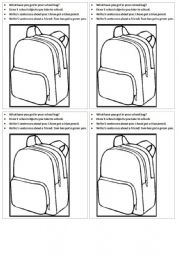English Worksheet: Have got - has got - school objects
