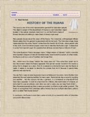 THE HISTORY OF THE RUANA
