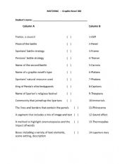 English Worksheet: Matching - Graphic Novel 300