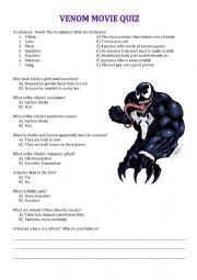 Venom Movie Quiz