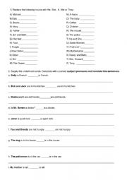 English Worksheet: Vocabulary activities