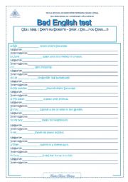 English Worksheet: Simple present