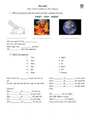 English Worksheet: Get Lucky