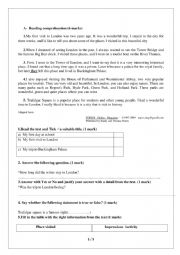 English Worksheet: 8th form test