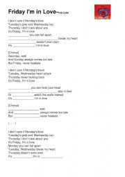 English Worksheet: Song