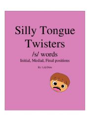 English Worksheet: SillyTongueTwistersswords