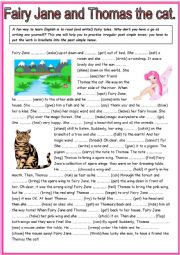 English Worksheet: A fairy tale to practise irregular past simple