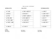 English Worksheet: Match and Colour- To BE