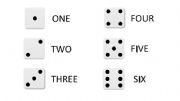 English Worksheet: DICE NUMBERS