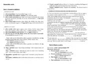 English Worksheet: consolidation materials