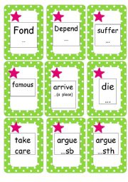 Derpendent prepositions