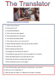 English Worksheet: The Translator