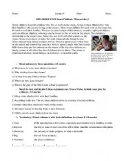 English Worksheet: TEST about Human Values