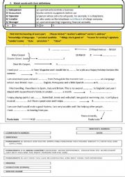 English Worksheet: job hunting