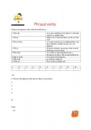 Phrasal verbs 