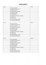 English Worksheet: Teacher and Coordinator