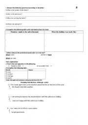 English Worksheet: complaint letters