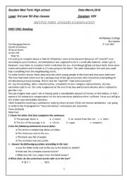 English Worksheet: a letter of complaint