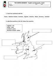 THE UNITED KINGDOM  English and Geography Part 2