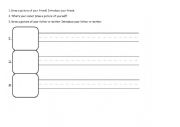 English Worksheet: introduce your friend, yourself, your parents