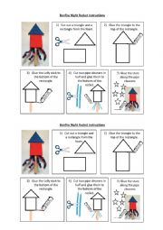 English Worksheet: Bonfire Night Rocket Instructions