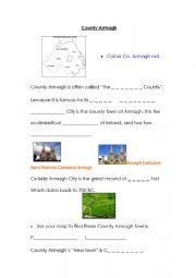 English Worksheet: County Armagh Worksheet